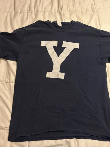 BYU Basketball football Shirt large Big Y logo blue NCAA university Cover