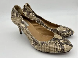 Décolleté Snake LANVIN 3"" Tacchi Made In Italy Taglia 40 US 10 - Foto 1 di 7