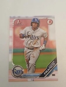 2019 Bowman 1st Draft Paper WANDER FRANCO, #BP-100, Tampa Bay Rays RC PHENOM🔥📈 - Bild 1 von 6