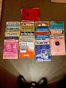 KOSTENLOSER VERSAND antike Noten Konvolut Violine Klavier Gitarre 28 Bücher Fischer Nr.37 - Bild 1 von 12