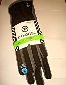 Guantes Isotoner Damas Talla XS / Pequeños Negros Nuevos - Imagen 1 de 2