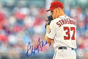 Stephen Strasburg Signed 12x18 Washington Nationals Baseball Photo PSA AP18860 - Picture 1 of 2