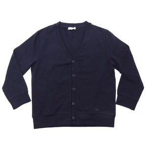 5583AE cardigan bimbo boy IL GUFO blue cotton sweater kid - Picture 1 of 4