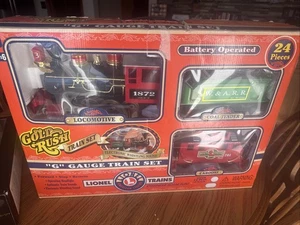 Lionel Goldrausch batteriebetriebenes dreiteiliges Zugset Spur "G" #62048 - Bild 1 von 5