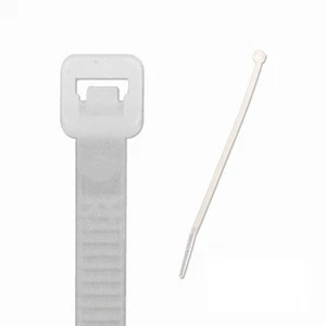 12 Inch Nylon Cable Wire Zip Tie 50 lbs - Natural White 200 Pack Lot Pcs Qty - Photo 1/4