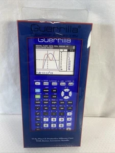 Funda Silicona Guerrilla para Texas Instruments TI-84 Plus CE Color Azul - Imagen 1 de 5