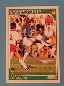 1992 Score Italian League Roberto Mancini Sampdoria #235 ⚽ - Picture 1 of 2