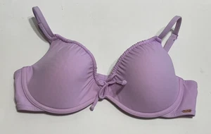 Victoria's Secret PINK Bikini Oberteil gepolstert L lila Schwimmen Push Up Bügel - Bild 1 von 5