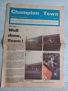 HUDDERSFIELD TOWN CHAMPIONS EXAMINER SUPPLEMENT APRIL 1970 - Picture 1 of 5