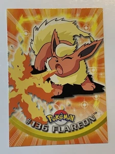 2000 Topps Pokemon #136 Flareon (A) TV Animation Series 3 FREE COMBINED SHIP - Picture 1 of 2