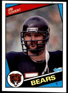 1984Topps #222 Jim Covert HOF ROOKIE Chicago Bears / Pitt Panthers - Picture 1 of 3