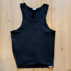 Vintage Jerzees 50/50 Tank Top Blank Black 90s Cotton USA Size Adult S Small - Picture 1 of 5