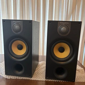 Altavoces de Estantería Bowers & Wilkins 686 S2 Negro Funcionamiento Confirmado Desde Japón - Imagen 1 de 7