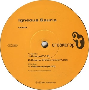 Igneous Sauria - Enigma / Metamorph - Danish 12" Vinyl - 2001 - Creamcrop Rec... - Picture 1 of 1