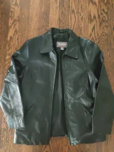 Wilsons Leather Kids leather jacket XL genuine bike zip motorcycle winter coat - Picture 1 of 10