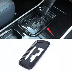 Carbon Fiber Car Gear Shift Panel Cover Trim For Mitsubishi Outlander 2013-2020 - Picture 1 of 5
