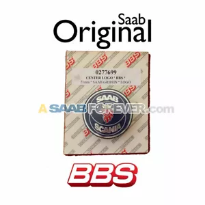 SAAB BBS RKII RKI WHEEL CENTER CAP SAAB SCANIA DISCONTINUED 0277699 1X NEW - Picture 1 of 2
