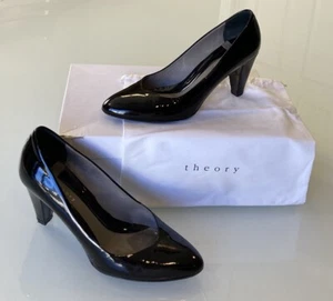 Zapatos para mujer Theory de tacón alto charol talla 36 1/2 negros ¡El mejor precio!! - Imagen 1 de 13