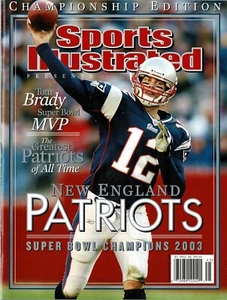 2003 Patriots Sports Illustrated Commemorative Magazine Super Bowl 38 Champions - Picture 1 of 1
