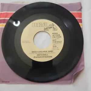 Anita Ball ~ Sweet Dreamin' Baby/ Same ~ RCA Promo 45 RPM Record - Picture 1 of 4