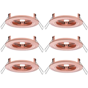 6 x Paulmann Einbaustrahler 2Easy Nova Einbauleuchte Rosegold starr UVP 131€ - Bild 1 von 4