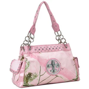 Women Fashion Handbags Camouflage Shoulder Purses Ladies Medium Travel Hobo Bag  - Picture 1 of 16