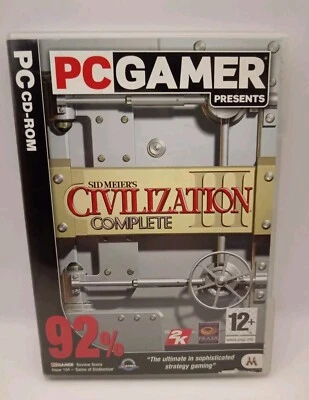 Sid Meier's Civilization III Complete Game PC Gamer CD-ROM Retro Games Strategy  - Image 1 of 2