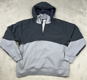 Fabletics The Merger Felpa con Cappuccio Uomo XL Grigio Spessore Pile Spazzolato Giacca a Vento - Foto 1 di 14