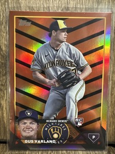 2023 Topps Update Gus Varland #US241 RC Rookie Debut Orange Black Parallel SP ⚡️