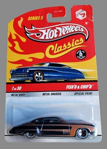 2009 Hot Wheels FISH'D & CHIP'D Spectraflame BLUE Classics Series 5 11/30 WL 5SP - Picture 1 of 13