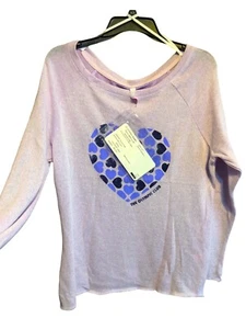 MV Sport W15114 Women's Kaitlyn Gauze Knit Crew L/S Sweater M Olympic Club NWT - Picture 1 of 8