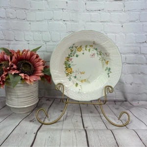 vintage Pamela by Mikasa renaissance 10" vegetable bowl cottage core floral 1980 - Picture 1 of 8