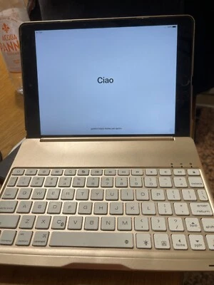 APPLE IPAD AIR 32GB A1475 3G Grigio 2013+Tastiera Bluetooth+pellicola protettiva - Immagine 1 di 4