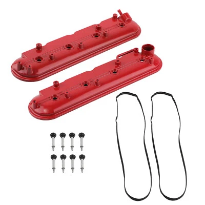 Aluminum Engine Valve Cover for Chevy Silverado GMC Sierra 4.8L 5.3L 5.7L 99-08 - Image 1 of 4