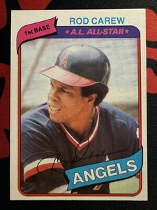 1980 TOPPS ROD CAREW CALIFORNIA ANGELS #700 quasi come nuovo - Foto 1 di 2