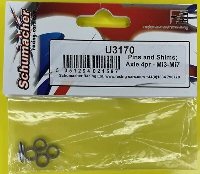 Pinos e calços Schumacher eixo U3170 U-3170 Mi8 Mi7 Mi6 Mi 6 7 8 peças genuínas - Imagem 1 de 2