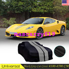 For Ferrari-f430-scuderia Indoor Car Cover Stain Stretch Dustproof Black/grey