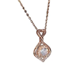Clearance! Necklaces for Women Heart-Shaped Necklace Trendy Clavicle Chain Temp - Picture 1 of 12