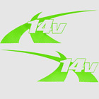 MasterCraft Boat Decals | X-14V Lime Green Stickers (Set of 2)