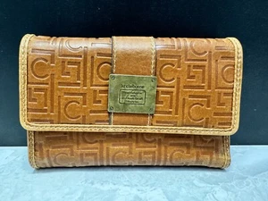 Vintage Liz Claiborne Wallet, Credit Card Holder, Coin, credit card Purse-Tan - Picture 1 of 8