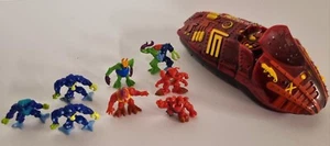 8 x Fistful of Aliens Figures + Vehicle Pod Toy Bundle Lot | (1997) Yes! Toys - Foto 1 di 9