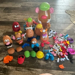 Mr. Mrs. Potato Head Huge Lot Replacement Parts Bodies Accessories Storage 1985+ - Picture 1 of 5