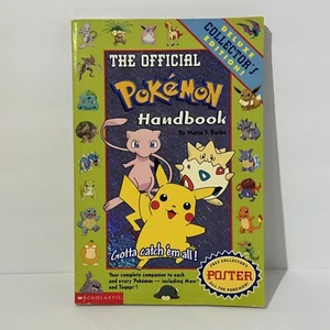 The Official Pokemon Handbook 1999 Deluxe Collectors Edition No Poster Free Ship - Picture 1 of 9