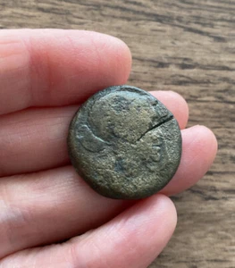 KINGDOM OF EGYPT. CLEOPATRA VII, 51-30 B.C. LARGE BRONZE 80 DRACHMAI. RARE. - Picture 1 of 3
