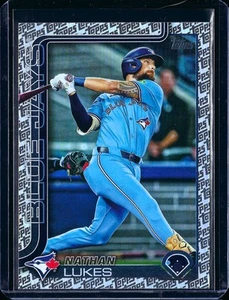 2025 Topps #420 Nathan Lukes Topps Foil Pattern - Picture 1 of 2