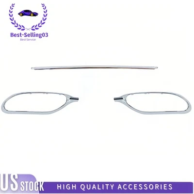 JUEGO DE MOLDURAS TRASERAS PARA MERCEDES BENZ W222 S450 S500 S560 2018 2019 2020 Foto 1 de 4