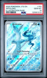 PSA 10 GEM MINT Articuno Illustration Rare 161/159 Pokemon Journey Together - Picture 1 of 1