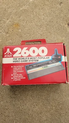 Atari 2600 Jr Video Game Home Console  CIB - Image 1 of 4