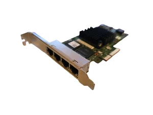 Carte réseau serveur Intel I350-T4 quad port Gigabit RJ45 PCI-E Dell 0THGMP - Photo 1/2