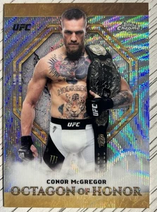 2019 Topps Chrome UFC Conor McGregor Octagon Of Honor 99/99 (ebay 1 Of 1)!😲 - Picture 1 of 3